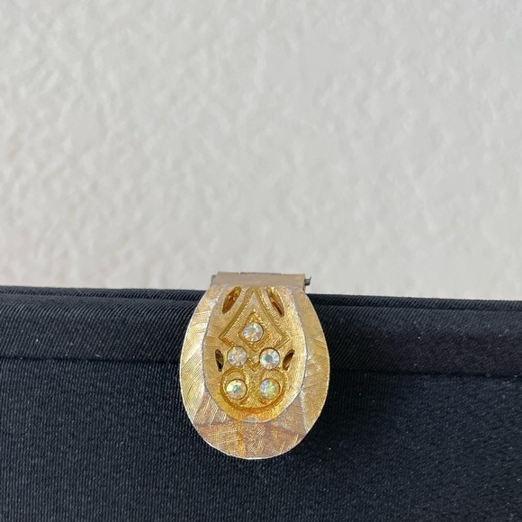 Vintage Jeweled Black Clutch - Picture 6 of 7